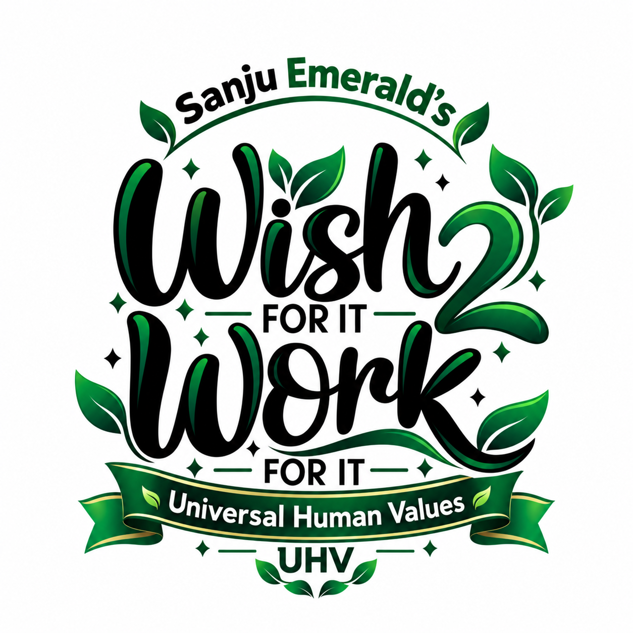 Sanju Emerald’s Wish2Work logo